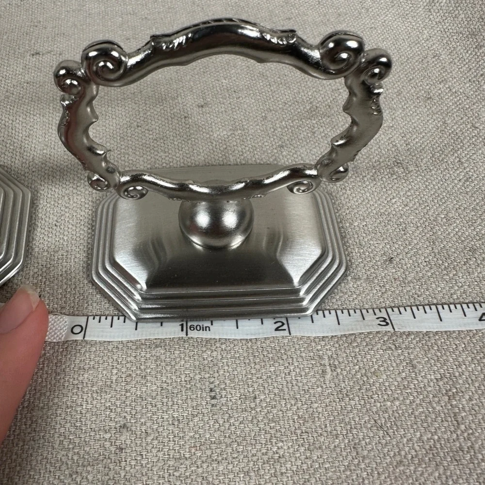 Southern‎ Living at Home Redmont Heirloom Napkin Rings Silver Set 12 Place Card
